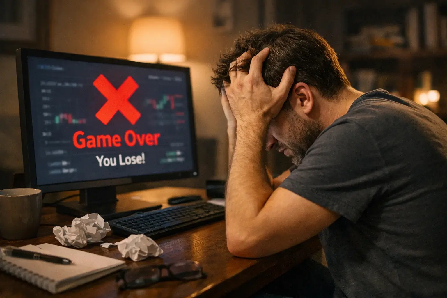 Parieur frustré devant résultats décevants