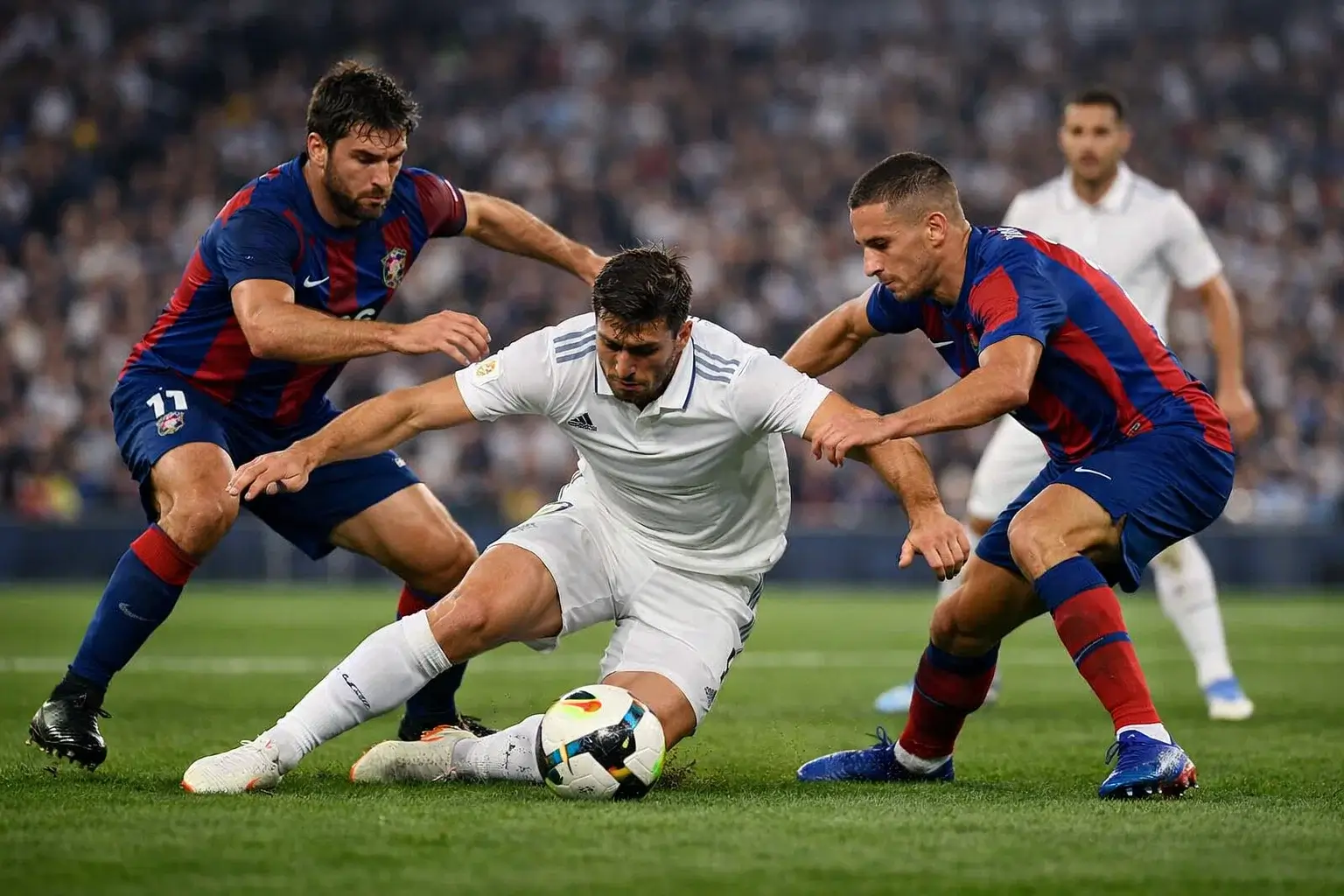 Action de jeu lors d'un Clasico espagnol